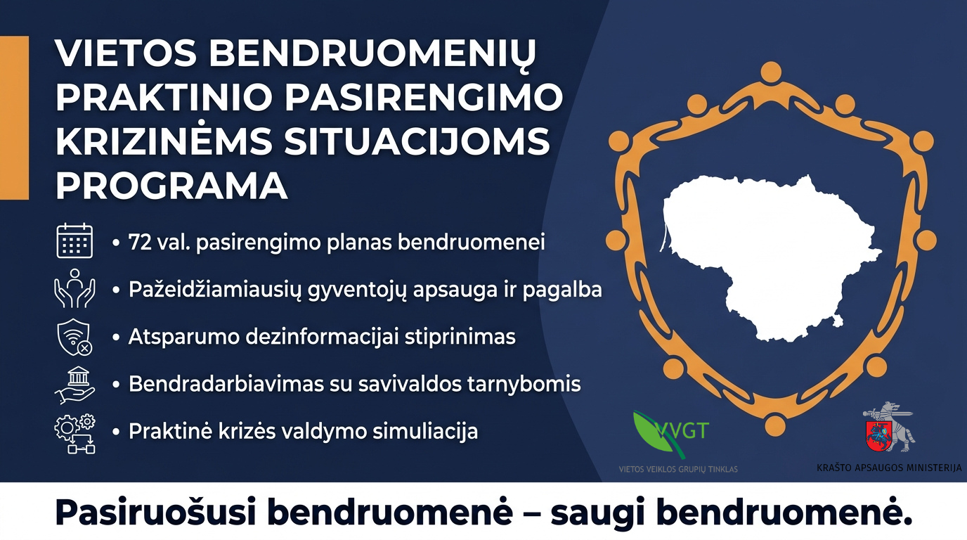 PASIRENGIMAS KRIZEI PRASIDEDA NUO KIEKVIENO IŠ MŪSŲ. KVIEČIAME Į MOKYMUS PASIRENGIMAS KRIZEI PRASIDEDA NUO KIEKVIENO IŠ MŪSŲ. KVIEČIAME Į MOKYMUS